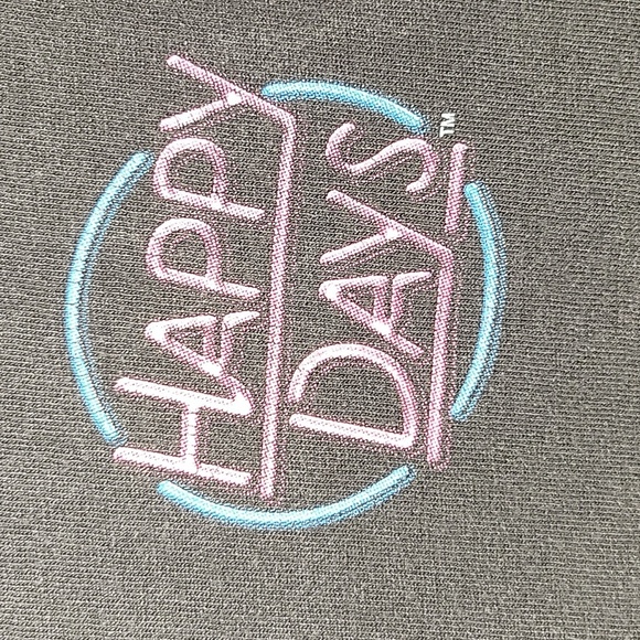 VTG 80s 90s HAPPY DAYS FELLING FRISKY GRAPHIC T SHIRT ALL SPORT LARGE - Picture 3 of 8